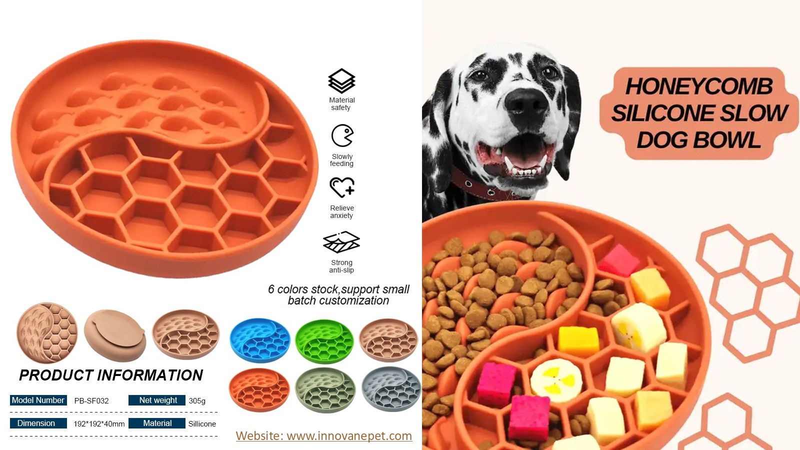 Pet Slow Feeder Bowl Fish
