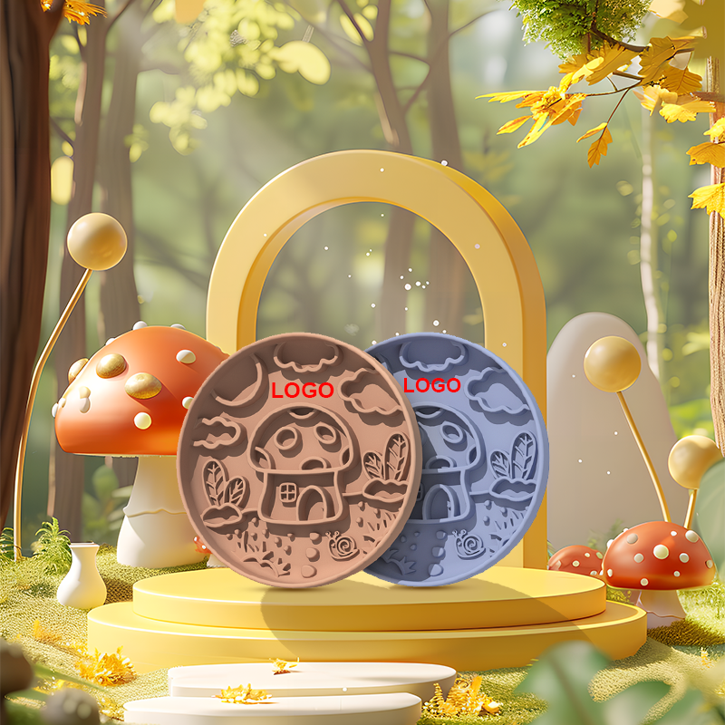 Mushroom House Slow Feeder Bowl 2