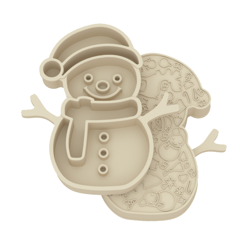 Snowman Slow Feeder Bowl