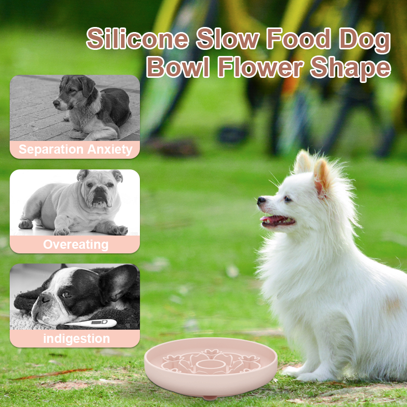 Flowers Slow Feeder Bowl 2