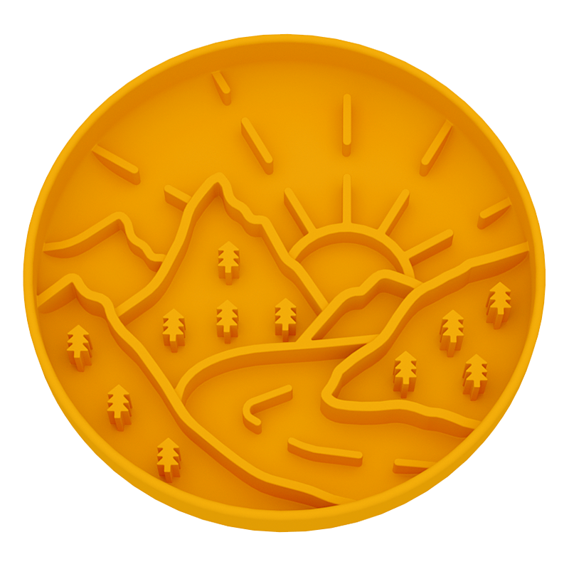 Mountain Sun Slow Feeder Bowl