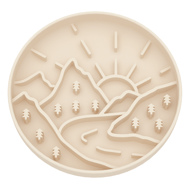 Mountain Sun Slow Feeder Bowl